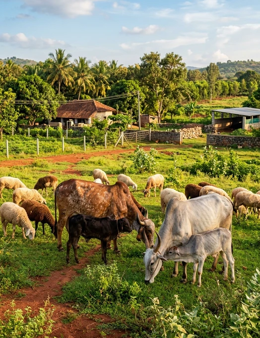 Livestock at Krushi Bhoomi Farms